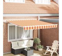 vidaXL Tenda da Sole Giallo e Arancione 350 x 250 x 165 cm Poliestere