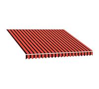 vidaXL Tenda da Sole in Tela Arancione e Marrone 300x250 cm
