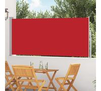 vidaXL Tenda da Sole Laterale Retrattile 117x314 cm Rossa
