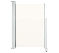 vidaXL Tenda da Sole Laterale Retrattile 120x300 cm Crema Parasole Frangivento