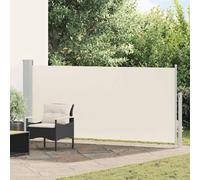 vidaXL Tenda da Sole Laterale Retrattile 140x300 cm Crema Telo Telone Parasole