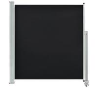 vidaXL Tenda da Sole Laterale Retrattile 140x300 cm Nera Parasole Frangivento