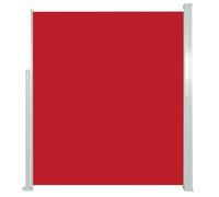 vidaXL Tenda da Sole Laterale Retrattile 140x300 cm Rosso Telo Telone Parasole