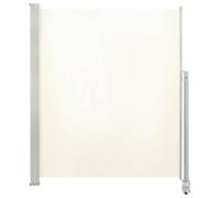 vidaXL Tenda da Sole Laterale Retrattile 160x300 cm Crema Parasole Frangivento