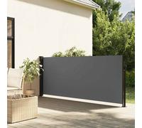 vidaXL Tenda da Sole Laterale Retrattile Antracite 100x500 cm, Schermo Privacy da Giardino, Schermo Privacy da Balcone, Tenda da Sole