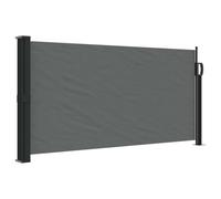 vidaXL Tenda da Sole Laterale Retrattile Antracite 100x500 cm, Schermo Privacy da Giardino, Schermo Privacy da Balcone, Tenda da Sole