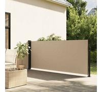 Tenda da Sole Laterale Retrattile Beige 140x500 cm