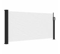 vidaXL Tenda da Sole Laterale Retrattile Bianco 100x500 cm