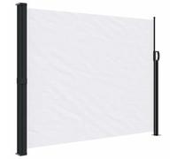 vidaXL Tenda da Sole Laterale Retrattile Bianco 160x500 cm