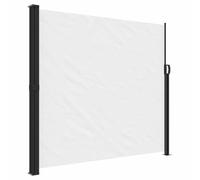 vidaXL Tenda da Sole Laterale Retrattile Bianco 180x500 cm