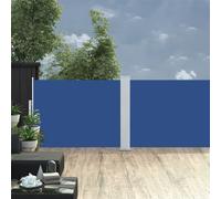vidaXL Tenda da Sole Laterale Retrattile Blu 120x1000 cm
