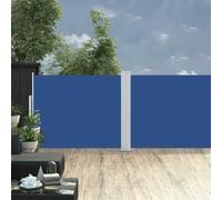 AX Tenda Da Sole Blu Retrattile Privacy 140x0/1000cm Patio Garden Laterale 48488