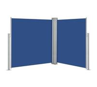 vidaXL Tenda da Sole Laterale Retrattile Blu 140x600 cm