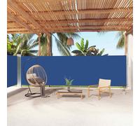 VIDAXL - Tenda Da Sole Laterale Retrattile Blu 180x1000 Cm