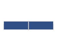 vidaXL Tenda da Sole Laterale Retrattile Blu 180x1000 cm