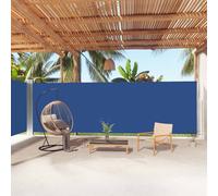 vidaXL Tenda da Sole Laterale Retrattile Blu 200x1000 cm