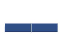 vidaXL Tenda da Sole Laterale Retrattile Blu 220x1200 cm