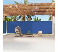 vidaXL Tenda da Sole Laterale Retrattile Blu 220x1200 cm