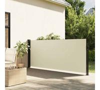vidaXL Tenda da Sole Laterale Retrattile Crema 100x300 cm