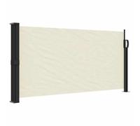 vidaXL Tenda da Sole Laterale Retrattile Crema 100x500 cm