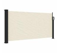 vidaXL Tenda da Sole Laterale Retrattile Crema 100x500 cm