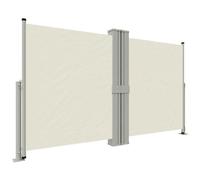 vidaXL Tenda da Sole Laterale Retrattile Crema 140x1200 cm