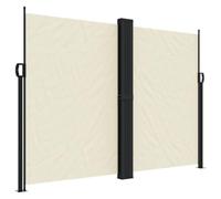 vidaXL Tenda da Sole Laterale Retrattile Crema 180x1000 cm