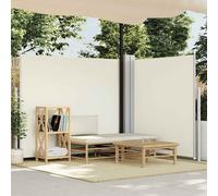 vidaXL Tenda da Sole Laterale Retrattile Crema 180x600 cm