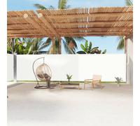 vidaXL Tenda da Sole Laterale Retrattile Crema 200x1200 cm