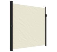 vidaXL Tenda da Sole Laterale Retrattile Crema 200x500 cm