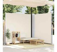 vidaXL Tenda da Sole Laterale Retrattile Crema 200x600 cm