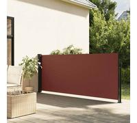 vidaXL Tenda da Sole Laterale Retrattile Marrone 117x300 cm
