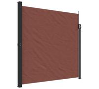 vidaXL Tenda da Sole Laterale Retrattile Marrone 200x600 cm