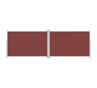 vidaXL Tenda da Sole Laterale Retrattile Marrone 220x600 cm
