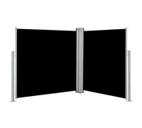 AX Tenda Da Sole Laterale Retrattile Privacy Balcone Nero Veranda Giardino 48442