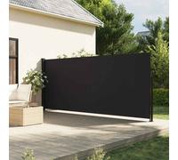 vidaXL Tenda da Sole Laterale Retrattile Nera 160x300 cm