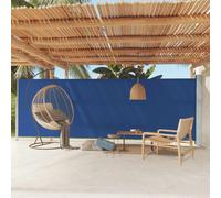 vidaXL Tenda da Sole Laterale Retrattile per Patio 180x600 cm Blu