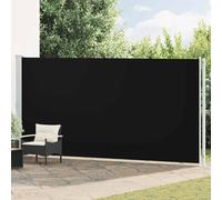 vidaXL Tenda da Sole Laterale Retrattile per Patio 200x600 cm Nera