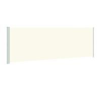 vidaXL Tenda da Sole Laterale Retrattile per Patio 200x614 cm Crema