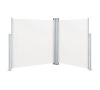 vidaXL Tenda da Sole Laterale Retrattile Crema 140x600 cm