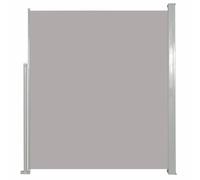 vidaXL Tenda Laterale Retrattile per Patio 100x500 cm Grigio