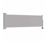 vidaXL Tenda Laterale Retrattile per Patio 80x300 cm Grigia