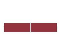 VIDAXL - Tenda Da Sole Laterale Retrattile Rossa 180x1000 Cm