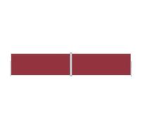 vidaXL Tenda da Sole Laterale Retrattile Rossa 200x1000 cm