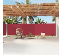 vidaXL Tenda da Sole Laterale Retrattile Rossa 200x1200 cm