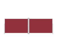 vidaXL Tenda da Sole Laterale Retrattile Rossa 220x600 cm