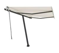 vidaXL Tenda da Sole Manuale Autoportante Manuale 350x250 cm Crema
