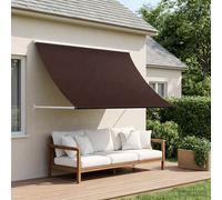 vidaXL Tenda da Sole Marrone 350 x 150 cm