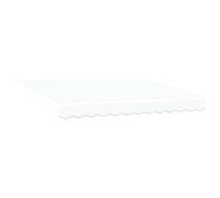 vidaXL Tenda da Sole per Esterni 350 x 200 cm - Resistente ai Raggi UV, Tessuto Bianco in Alluminio, Perfetta per la Sostituzione. È Una Soluzione Ideale per la casa, per Tende da Giardino, Patio, b