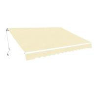 VIDAXL - Tenda Da Sole Pieghevole Manuale 400 Cm Crema